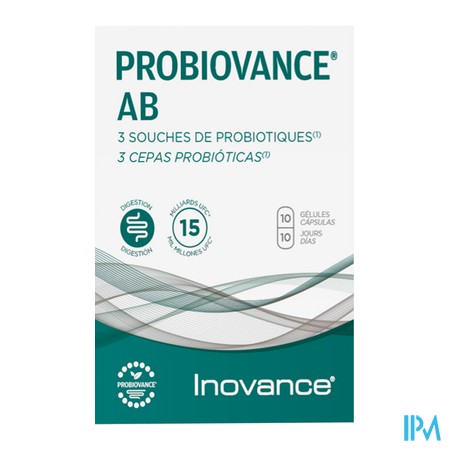 vignette INOVANCE PROBIOVANCE AB 10 GELULES