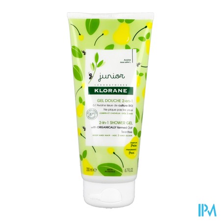 vignette KLORANE JUNIOR GEL DCH POIRE200ML