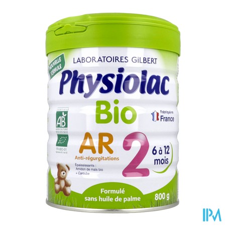 vignette PHYSIOLAC BIO AR 2 800G