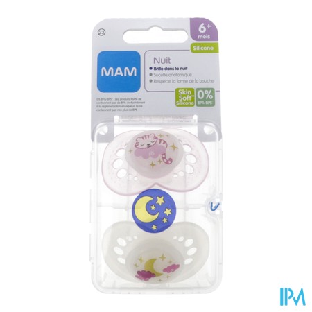 vignette SUCET MAM NUIT SILIC +6M X2