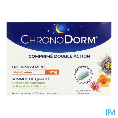 produit CHRONODORM DOUBLE ACTION 15CP