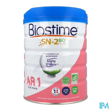 vignette BIOSTIME LAIT BIO AR 0-12M 800G