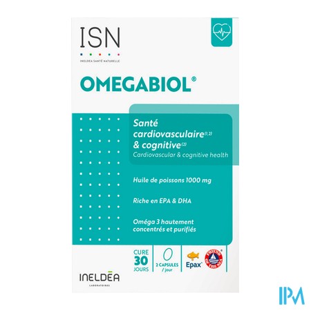 vignette INELDEA OMEGABIOL CAPS BT60