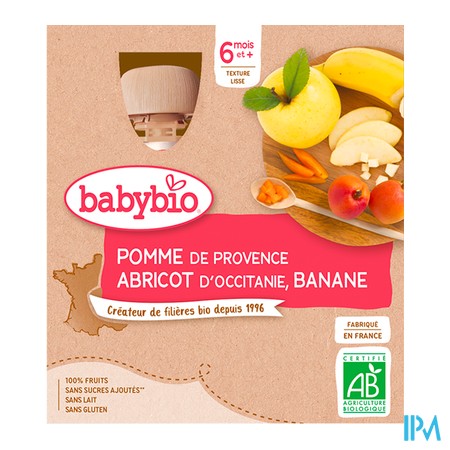vignette BABYBIO GOURD POM/ABR/BAN 4X90