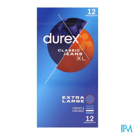 vignette PRESERV DUREX CLASSIC JEANS XL X12