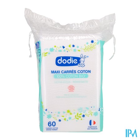 vignette DOD CARRES COTON BIO X60