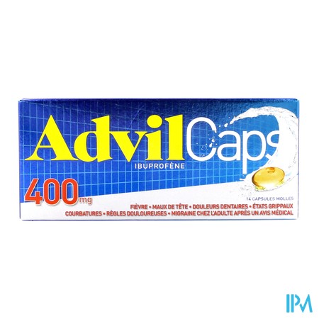 produit ADVILCAPS 400MG CAPS 14