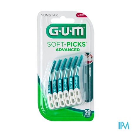 vignette GUM SOFT PICKS ADVANCED LARGE X30 651