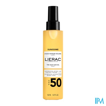 produit LIERAC L'HUILE SOY SOL CORPS SPF50 150ML