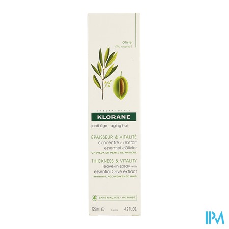 vignette KLORANE SOIN EPAIS/VITAL OLIV125ML