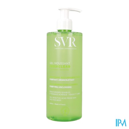 vignette SVR SEBIACLEAR GEL MOUSS 400ML