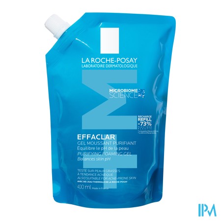 vignette EFFACLAR GEL MOUSS RECH 400ML