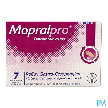 vignette MOPRALPRO 20MG CPR BT 7