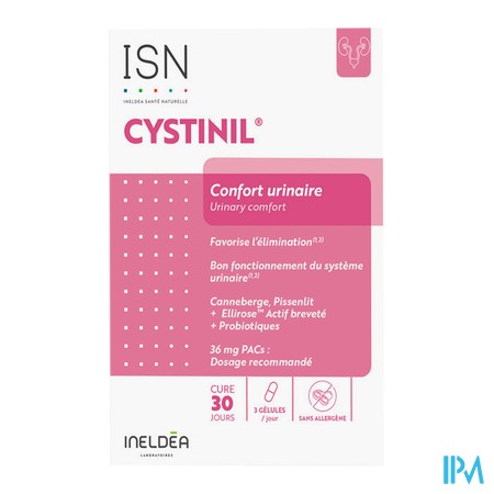 produit INELDEA CYSTINIL CONFORT URINAIRE GELU90