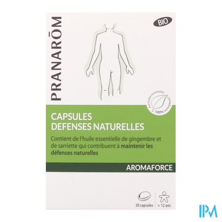 produit PRANAROM AROMAFORCE DEF NATURE BIO CAPS30