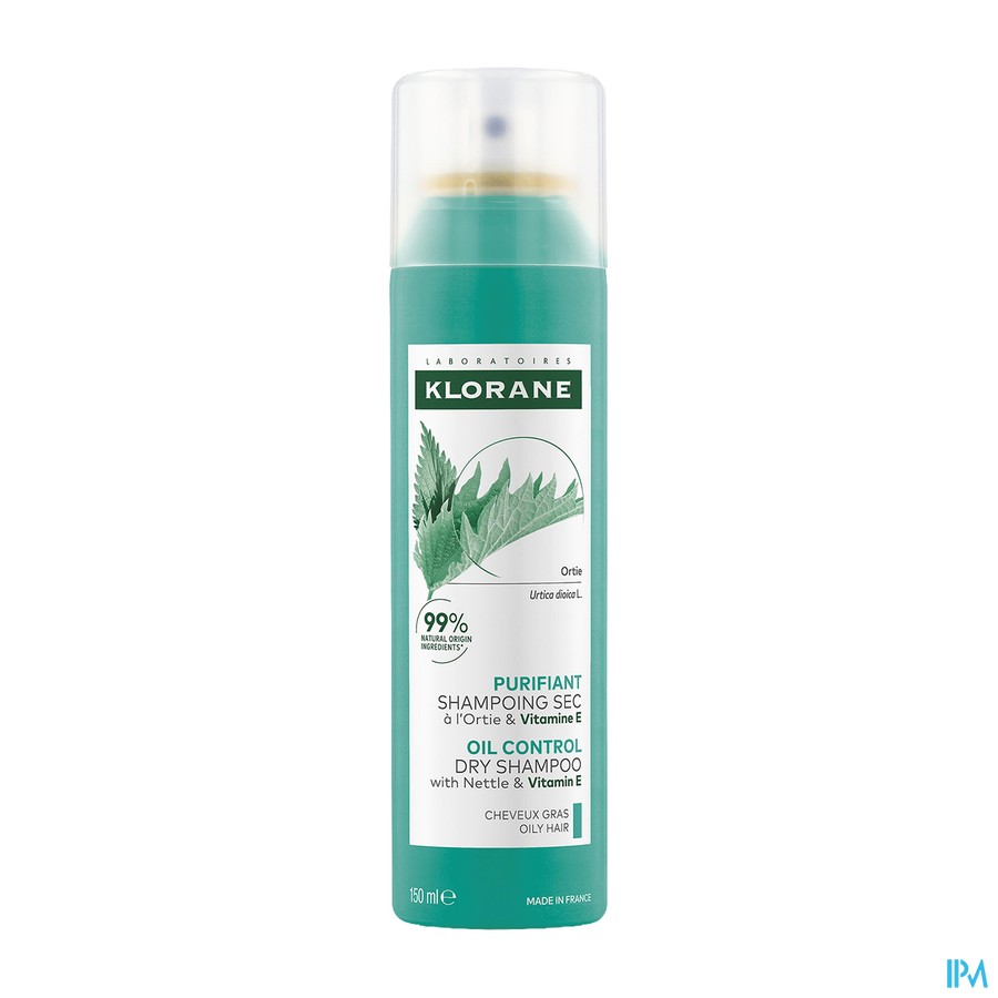 vignette KLORANE SHP SEC ORTIE+VIT E 150ML
