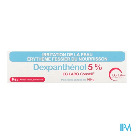 produit DEXPANTHENOL 5% EG POM TUB 100G