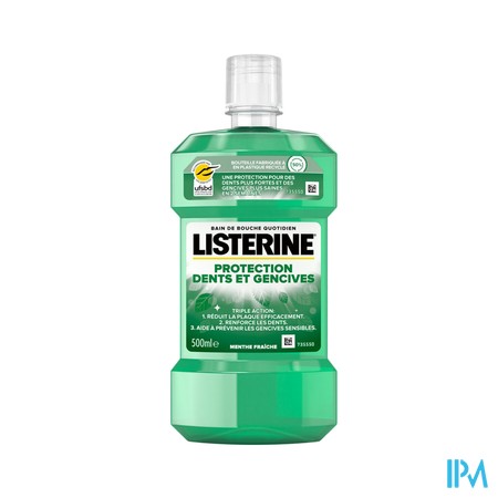 vignette LISTERINE PROT DENT GENC GOUT LEGER 500ML