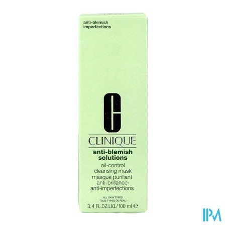 vignette CLINIQUE MASQ PURIF A/BRILLAN100ML