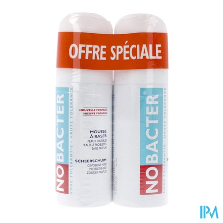 vignette NOBACTER MOUSSE A RASER 150ML X2