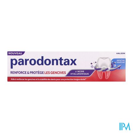 vignette PARODONTAX RENF/PROT GENCIV MENT FR 75ML