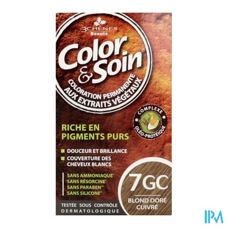 vignette COLOR SOIN BLOND DORE CUIVRE 7GC