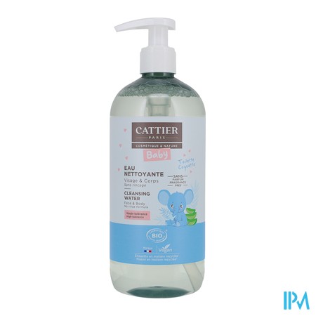 vignette CATTIER EAU NETTOYANTE BB 500ML