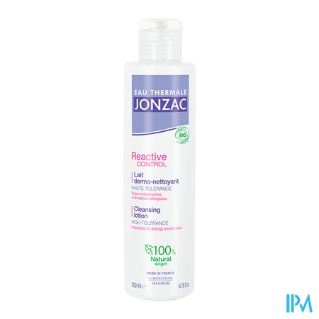 vignette JONZAC LAIT DERMO-NETT HAUTE TOLER 200ML