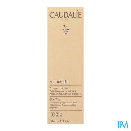 produit CAUDALIE VINOCRUSH CREME TEINTEE 3 30ML