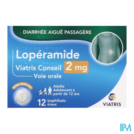 produit LOPERAMIDE VIC 2MG LYOT ORAL12