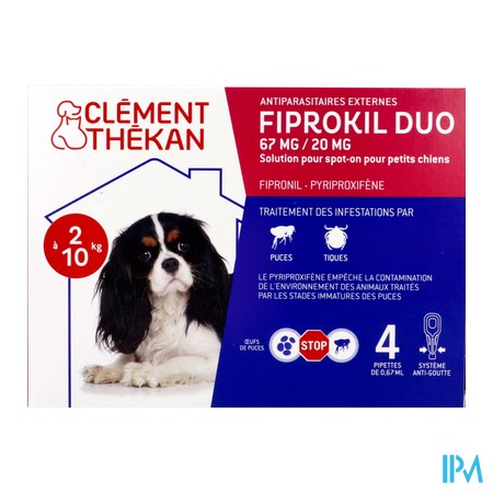 vignette CLEM/THEK FIPROKIL DUO CHIEN 2-10