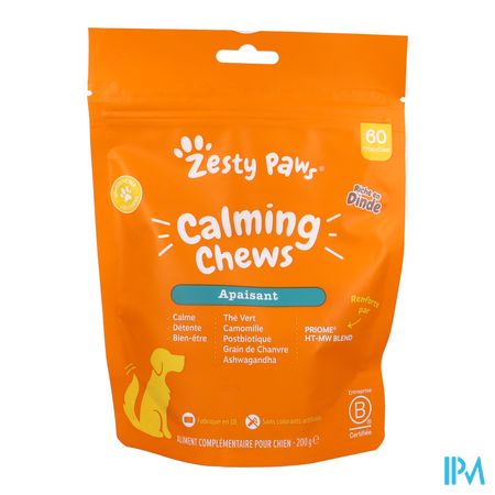 produit ZESTY PAWS CALMING CHEWS 90