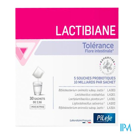 produit PILEJE LACTIBIANE TOLERANCE  2,5G S30