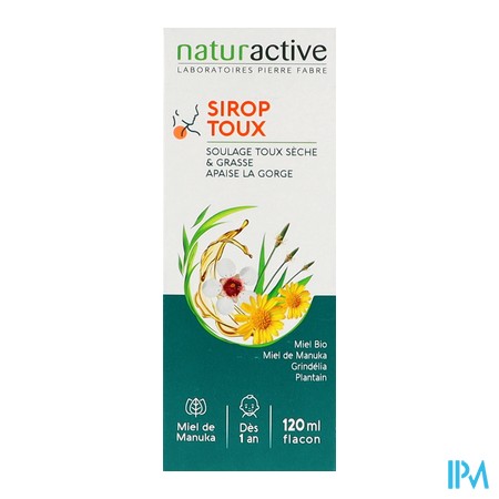 produit NATURACTIVE SIROP POUR LA TOUX 120ML
