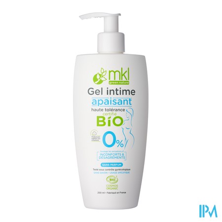 vignette MKL GEL INTIME BIO APAISANT 200ML