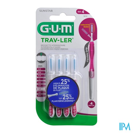 vignette GUM TRAVLER BROSSET 1,4MM 1612 X4