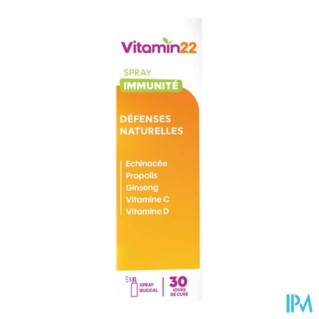 produit VITAMIN'22 SPRAY IMMUNITE