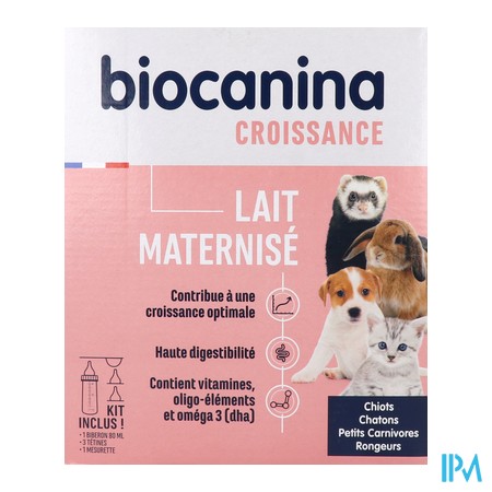 vignette BIOCANINA LAIT AV/BIB+TETIN400G