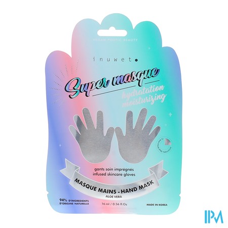 produit INUWET MASQ MAINS GANTS HYDRATANTS