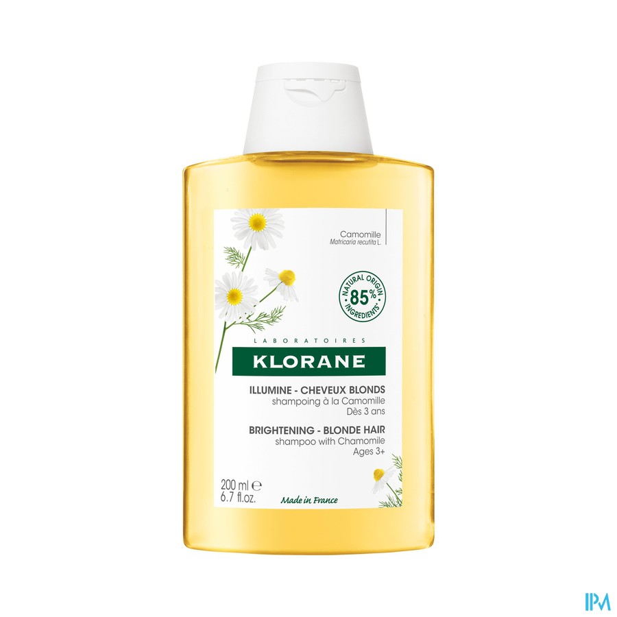 vignette KLORANE SHP A LA CAMOMILLE BIO 200ML