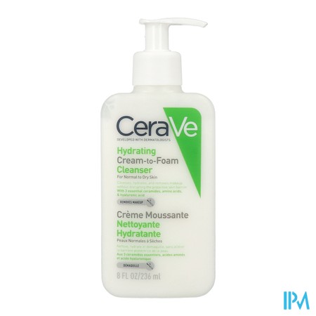 vignette CERAVE CR MOUSS/NETTOY/HYD 236ML