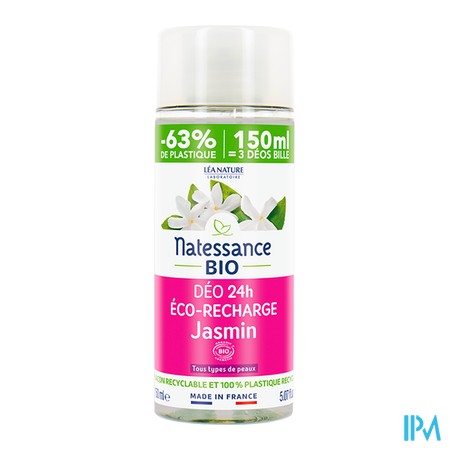 vignette NATESSANCE DEO RECH JASMIN BIO 50ML