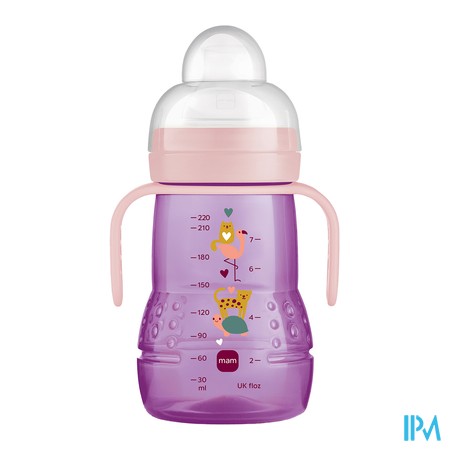vignette BIB MAM TRANSI FILLE SILIC 220ML