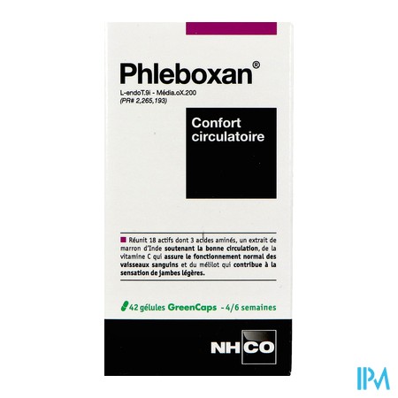 vignette NHCO PHLEBOXAN BT 42 GELLULES