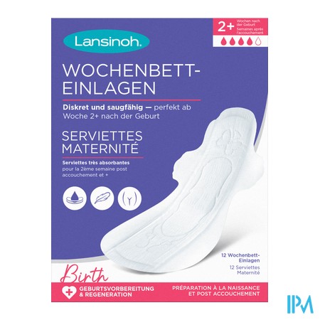 vignette LANSINOH SERV MATERNITE X12