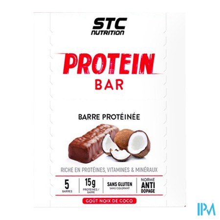 vignette STC NUT PROT BAR 5 BARRES COCONUT
