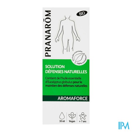 vignette PRANAROM AROMAFORCE SOL DEF NAT BIO 30ML
