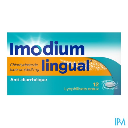 vignette IMODIUMLINGUAL 2MG LYOC 12