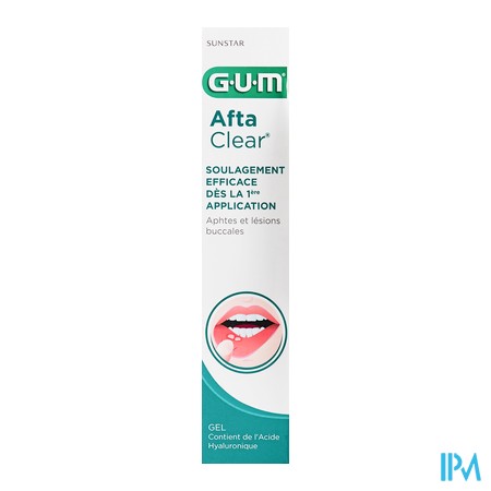 vignette GUM AFTACLEAR GEL TB10ML 1