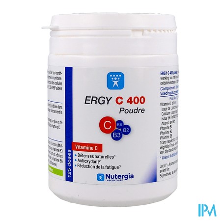 produit ERGY C 400 POUDRE POT 125G